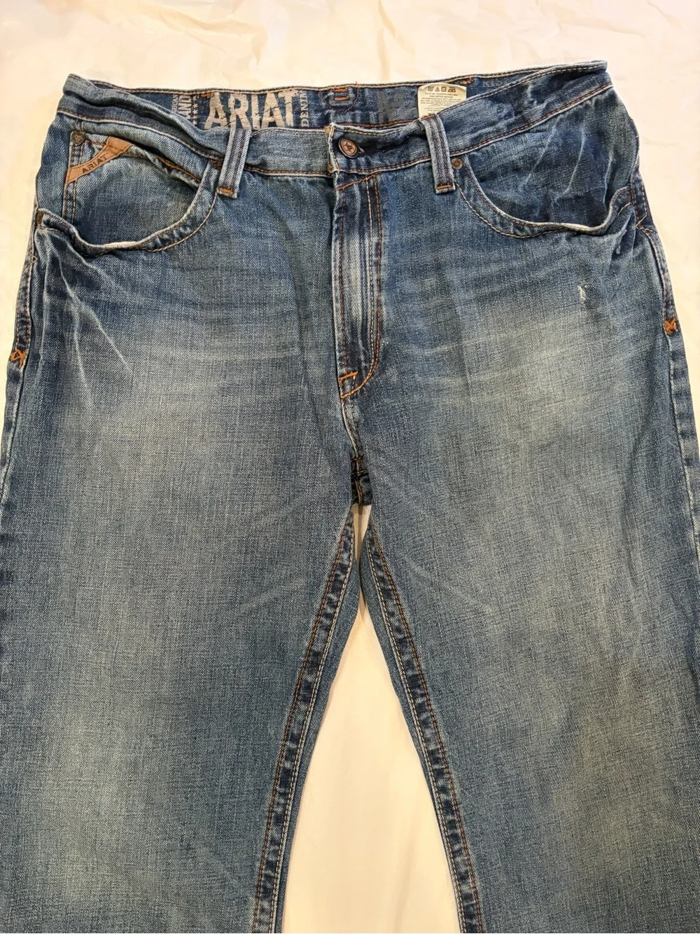 Ariat Denim Jeans Men's 36x30 Blue Med Wash 100% Cotton